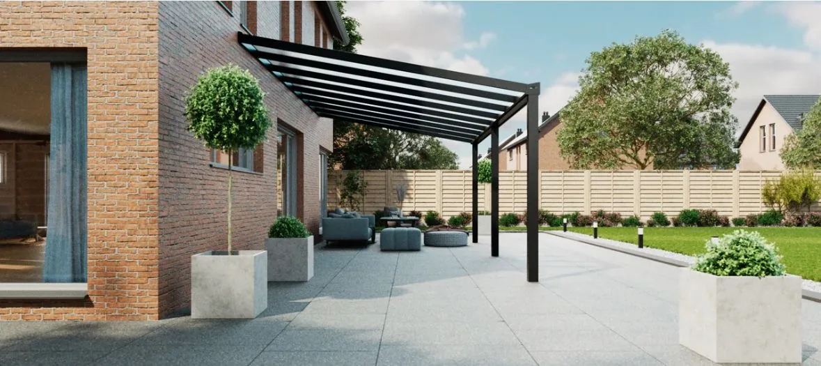 Aluminium-Terrassenüberdachung